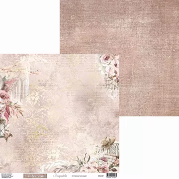 Бумага 30х30 см "Кантри свадьба. Лист 05" (Scrapodelie) Бумага 30х30 см "Кантри свадьба. Лист 05" (Scrapodelie)