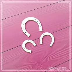 Чипборд "Подковы", 3,7х3,7 см (СкрапМагия) Чипборд "Подковы", 3,7х3,7 см (СкрапМагия)