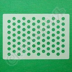 Трафарет 14х20 см "Горох крупный" (СкрапМагия) Трафарет 14х20 см "Горох крупный" (СкрапМагия)