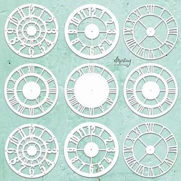 Чипборд "Clocks", 30х30 см (Mintay)