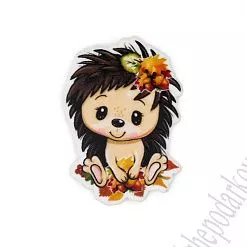 Акриловое украшение "Ежик", 2,5х3,6 см