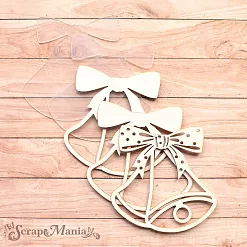 Шейкер "Волшебный снегопад. Колокольчик. Маленький", 7х7 см (ScrapMania)