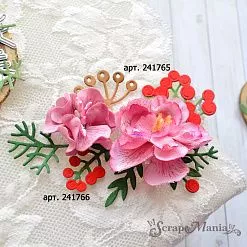 Нож "Полянка. Веточки и ягодки", 2,3х2,8 см (ScrapMania)