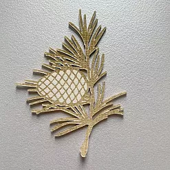 Чипборд "Веточка сосновая", 7,6 см (LeoMammy)