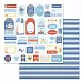 Набор бумаги 30,5х30,5 см "Морячок", 12 листов (ScrapMania)