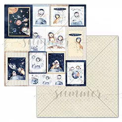 Бумага "To the moon and back. Space card's" (Summer Studio)