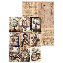 Набор бумаги А4 "Код времени", 9 листов (CraftStory)