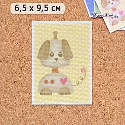 Тканевая карточка "Роботы. Друг человека" (ScrapMania)