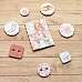 Набор цветного чипборда "Свадебный букет" (ScrapMania)