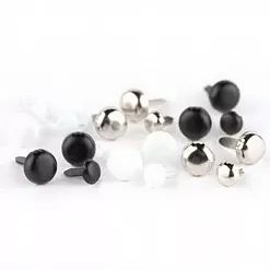 Набор брадсов "Черные, белые и серебряные" (Making Memories)