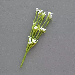 Букетик "Весенний. Белые тычинки", маленький (Рукоделие)