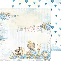 Набор бумаги 15х15 см "Oh, Boy!", 24 листа (CraftO'clock)