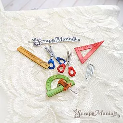 Нож "Школьная жизнь. Канцелярия", 2,3х3,7 см (ScrapMania)