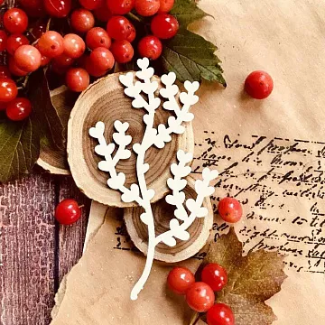 Чипборд "Полынь", 5х9 см (WoodHome)