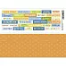 Лист с картинками 10х30 см "Роботы. Надписи 2" (ScrapMania)