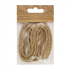 Шнур джутовый "Натуральный", длина 2 м (Hobby and You) Шнур джутовый "Натуральный", длина 2 м (Hobby and You)
