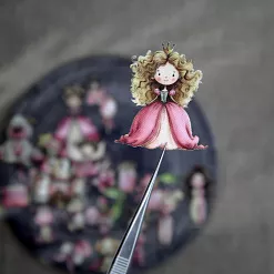 Набор тканевых высечек "Маленькая королева", 30 шт (ScrapMania)