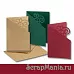 Заготовка для открытки с фигурным элементом, 5 шт. Цвет: красный (Folia)