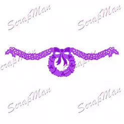 Нож для вырубки и тиснения "Гирлянда с венком" (Scrapman) Нож для вырубки и тиснения "Гирлянда с венком" (Scrapman)