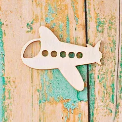 Украшение из чипборда "Самолет" (ScrapКрым) Украшение из чипборда "Самолет" (ScrapКрым)