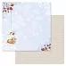 Набор бумаги 15х15 см "Снежная клюква", 12 листов (ScrapMania)