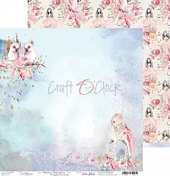 Набор бумаги 30х30 см "Princess adventures", 6 листов (CraftO'clock)