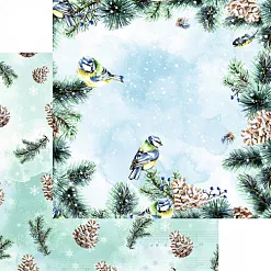 Бумага "Winter birds - 3" (SunnyCraft)