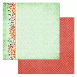 Набор бумаги 30,5х30,5 см "Каникулы в Париже", 12 листов (ScrapMania)