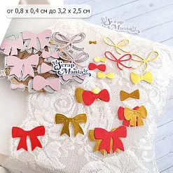 Нож "Бантики ", 3,2х2,5 см (ScrapMania)