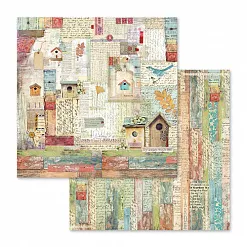 Набор бумаги 30х30 см "Garden", 10 листов (Stamperia)