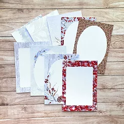 Набор карточек "Снежная клюква", 16 шт (ScrapMania)