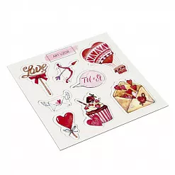 Набор вырубок из картона "Валентинки" (АртУзор)