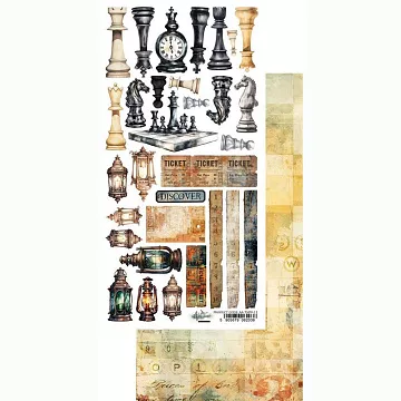 Бумага 15х30 см "The Men's World. Для вырезания" (Alchemy of Art)