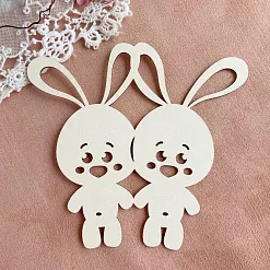 Заготовка для тиснения "Зайчики-близнецы", см (LeoMammy)