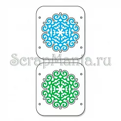 Форма для вырубки и тиснения "Снежинка" (Sizzix)