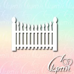 Чипборд "Забор 9" (LeoMammy)