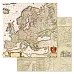 Набор бумаги 30,5х30,5 см "Фономикс. Карты. Том 1", 12 листов (ScrapMania)