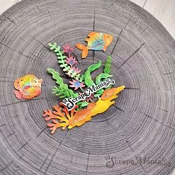 Нож "Море. Подводное царство", 2,5х3,8 см (ScrapMania)