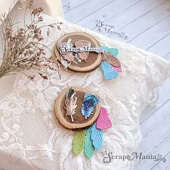 Нож "Пасха. Перышки", 1,4х3,5 см (ScrapMania) Нож "Пасха. Перышки", 1,4х3,5 см (ScrapMania)