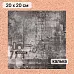 Калька 20х20 см "Стальное сердце 15", плотность 110 гр/м2 (ScrapMania)