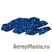 Краска для декорирования PicTixx в тубе, синяя с блестками (C. Kreul)
