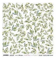 Бумага "Amidst The Roses Leaves 1" (ScrapAndMe) Бумага "Amidst The Roses Leaves 1" (ScrapAndMe)