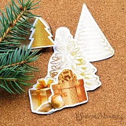 Набор высечек из бумаги "Фономикс. Новогодний. День", 39 шт (ScrapMania)