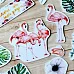 Набор высечек из бумаги "Роскошный фламинго", 81 шт (ScrapMania)