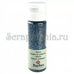 Глиттер сверхмелкий, голубой (Rayher)