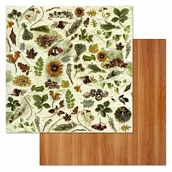 Набор бумаги 20х20 см "Ворожея", 12 листов (ScrapMania)