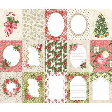 Набор карточек "Новогодняя рапсодия", 15 шт (ScrapMania)