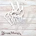 Чипборд "Ламы. Шейкер. Маленький" (ScrapMania)