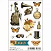 Набор наклеек А6 "Вечные странники. Леди Стим" (ScrapMania)