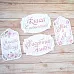 Набор высечек из бумаги "Свадебный букет" (ScrapMania)